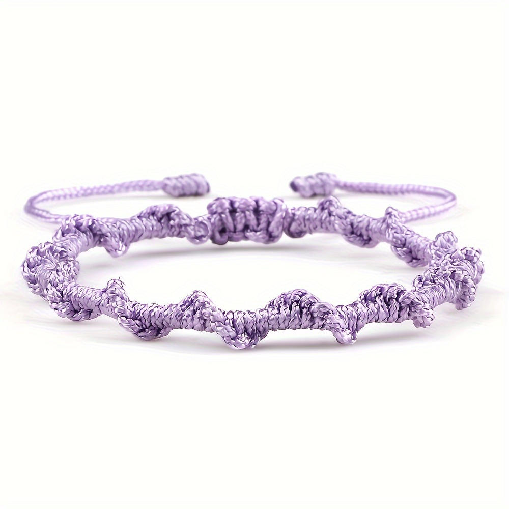 Colorful Weaving Bracelet Adjustable Skylark Knot Lucky Charm